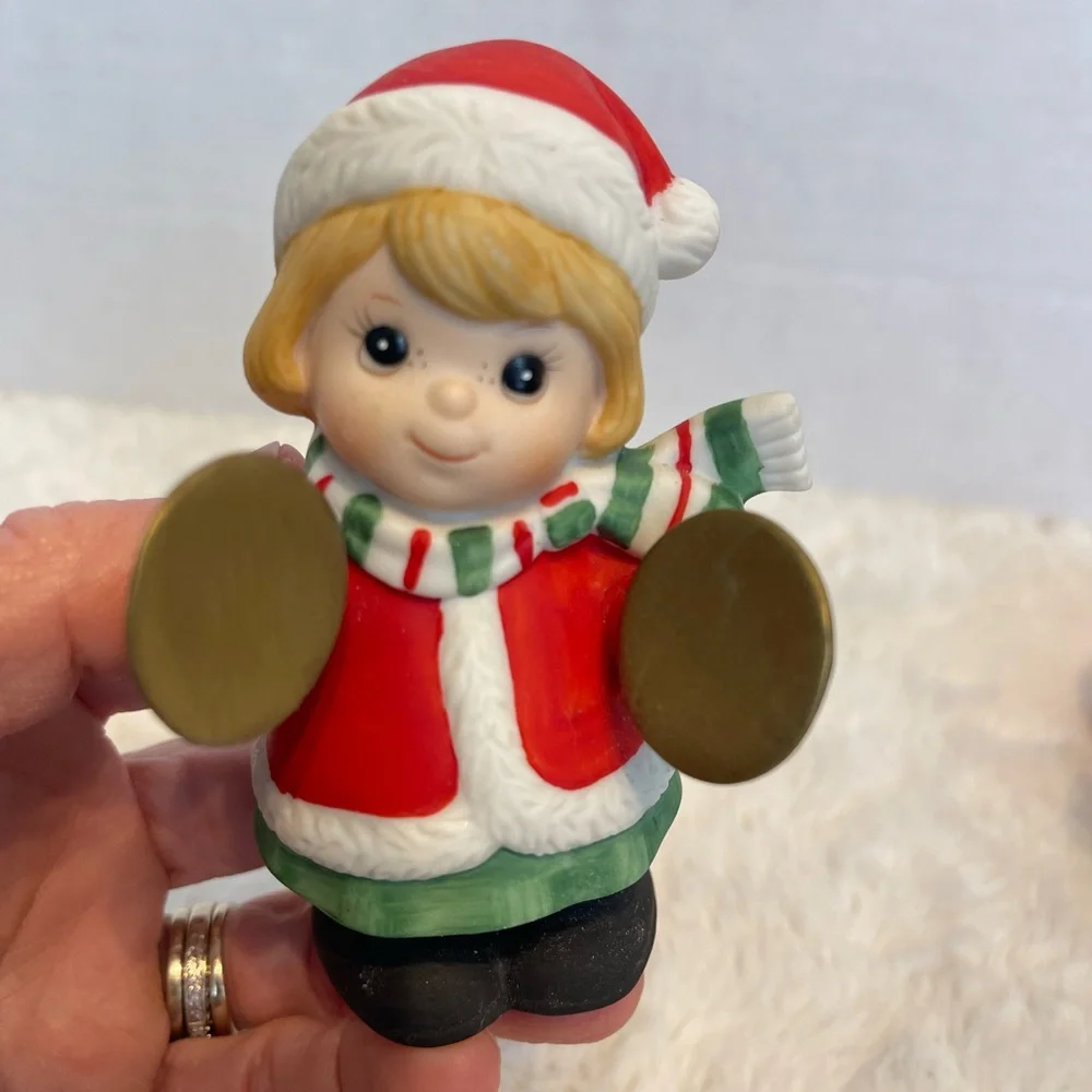 Vintage Set of 3 porcelain HOMCO musical figurines